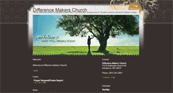 Desktop Screenshot of differencemakerschurch.com